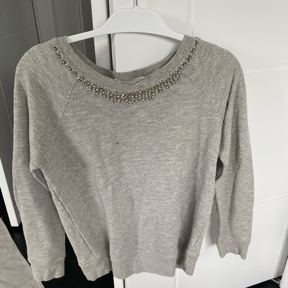 Cynthia rowley size small sweatshirt rhinestone